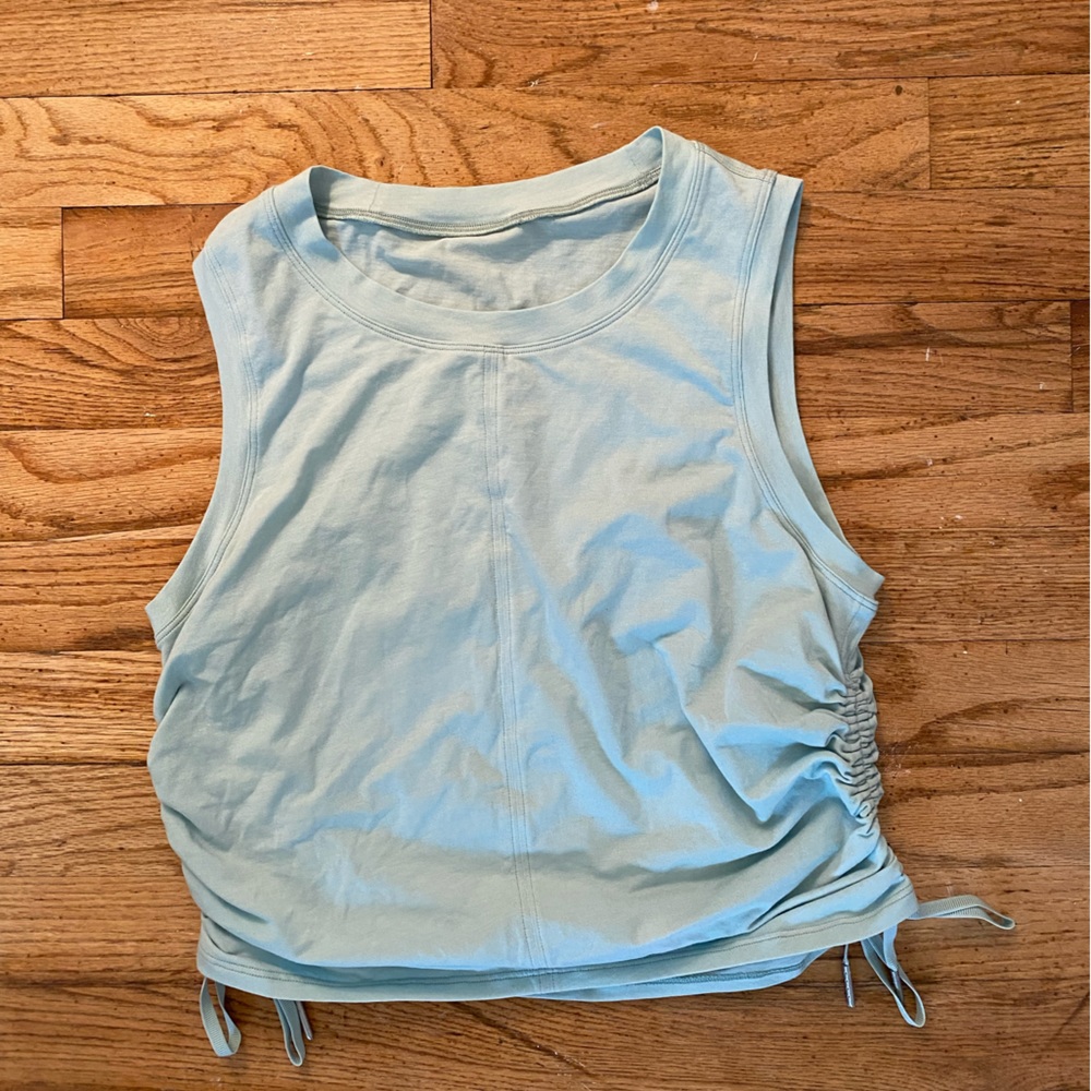 Lululemon cropped side tie tank top